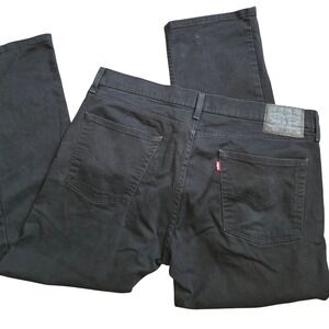 Levi Strauss Co 513 38x30 Black Mens Jeans Slim Fit Normcore Dad jeans workwear